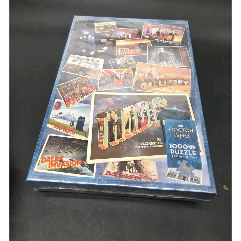 BBC Doctor Who ~ Postcards from Edge of Space & Time ~ 1000 pc Puzzle ~ SEALED